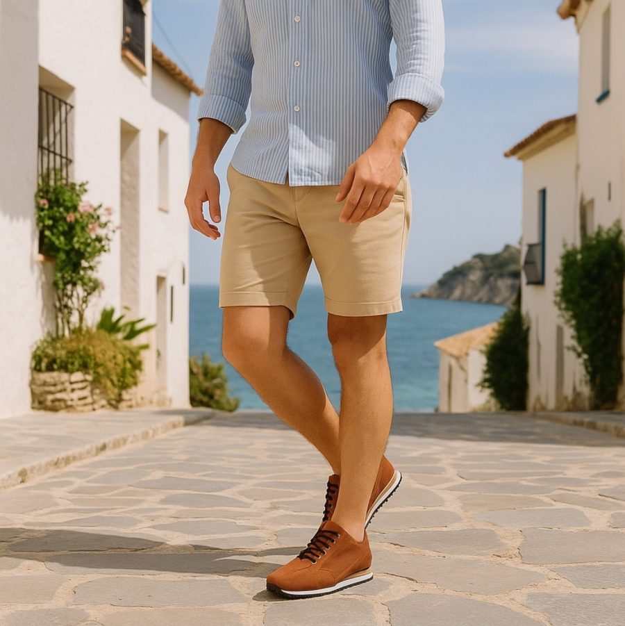 zapatos con alzas hiplus 7032 ms en piel serraje. sube de 7 a 8 cm de estatura