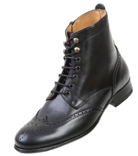 calzados hiplus 7527 nb, motoboot, en piel boxcalf. sube de 9 a 10 cm de estatura